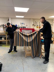 nursery chair reupholstery