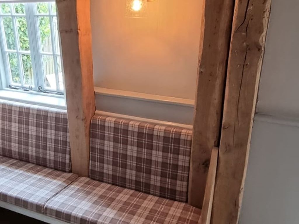 Pub seating reupholstery Essex