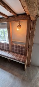 Pub seating reupholstery Essex
