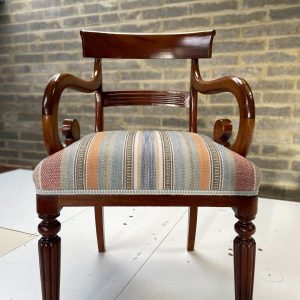 antique carver chair reupholstery essex
