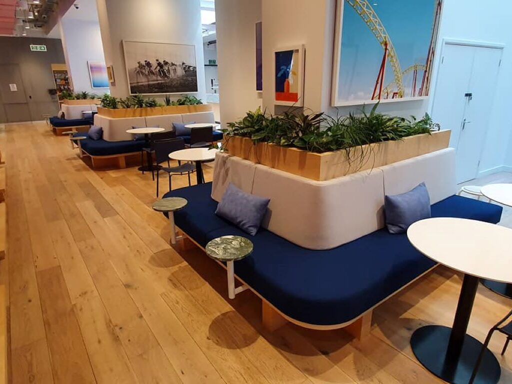 bespoke cafe seating Holborn London