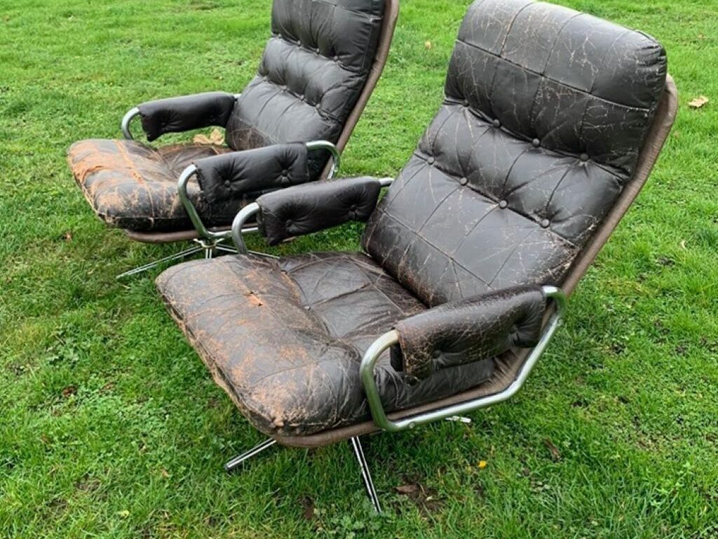 Vintage Danish chair reupholstery Essex