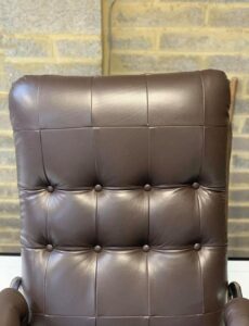 Vintage Danish chair reupholstery Essex