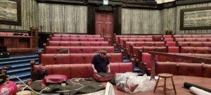County Hall upholstery in London